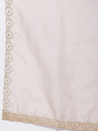 Janasya Women Brown Printed Kurta with Trousers & Dupatta | Grocsy