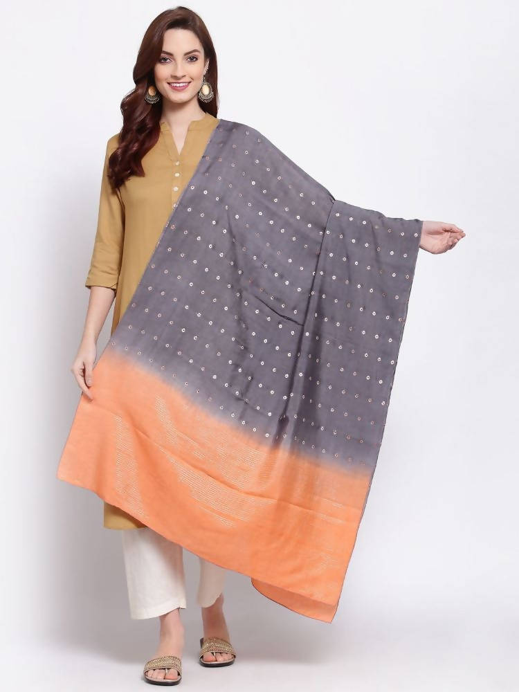 Myshka Women's Latest Multi Colour Cotton Silk Printed Casual Dupatta | Grocsy