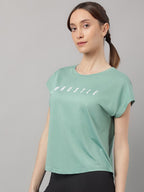 MKH Typography Printed Relaxed Fit Dri-FIT T-shirt | Grocsy