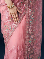 kasee Embellished Neted Sarees | Grocsy