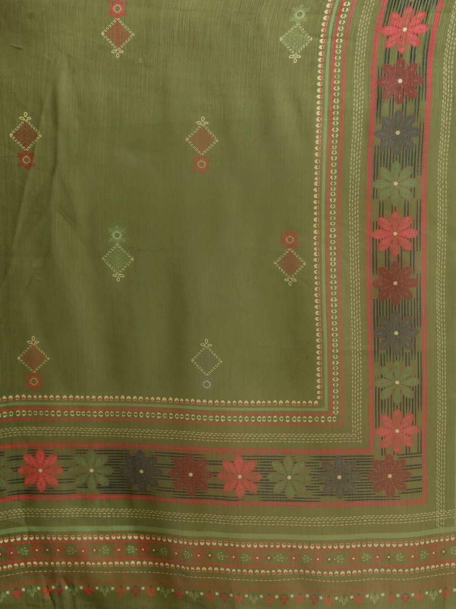 All About You Floral Yoke Design Regular Kurta with Palazzos & Dupatta | Grocsy