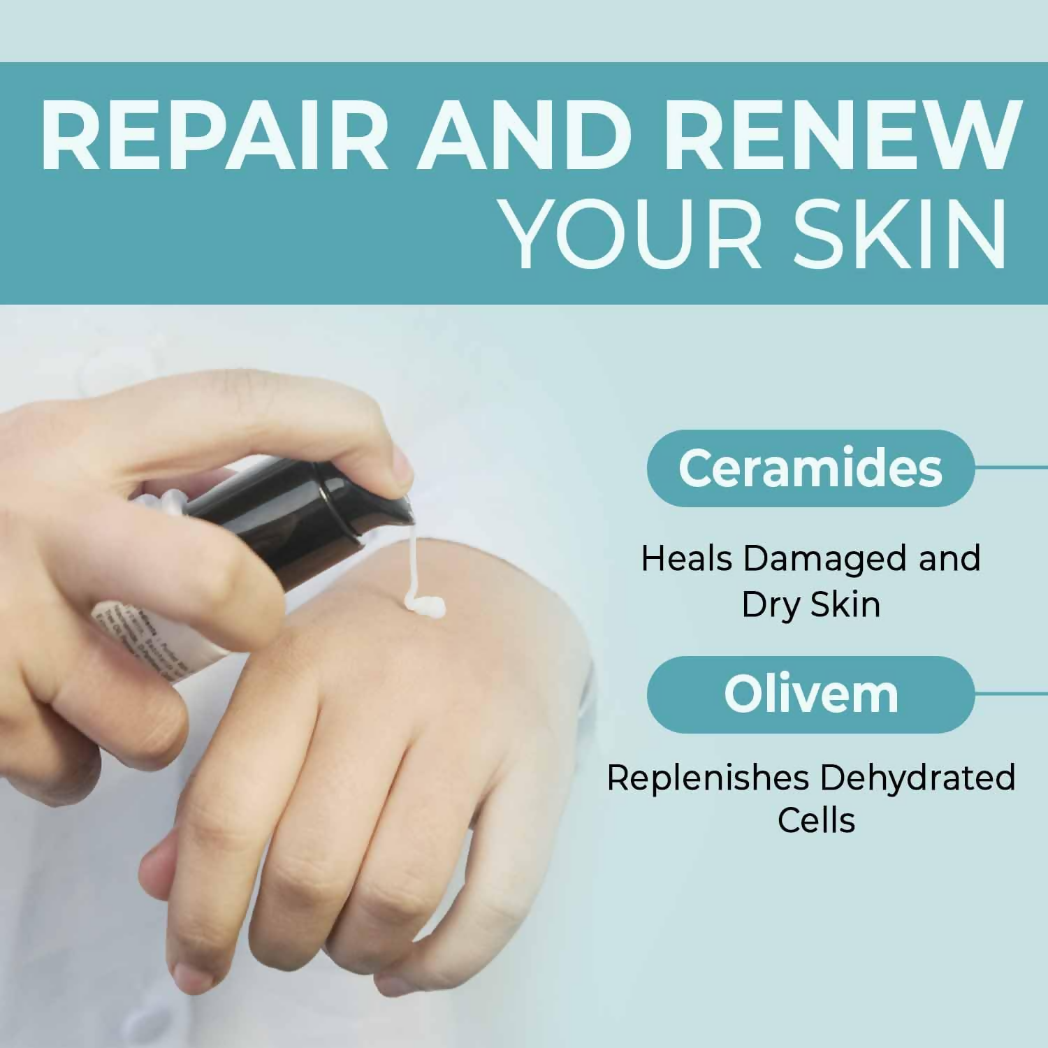 Dermabay Hydrating Moisturizer Lotion With Niacinamide And Ceramides | Grocsy