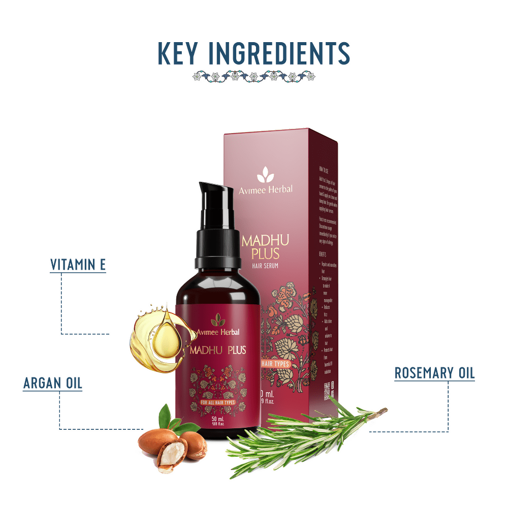 Avimee Herbal Madhu Plus Hair Serum | Grocsy