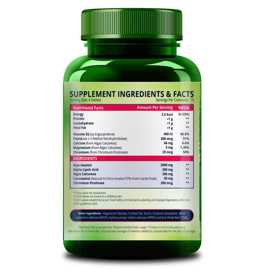 Himalayan Organics Pcos Supplement Tablets | Grocsy