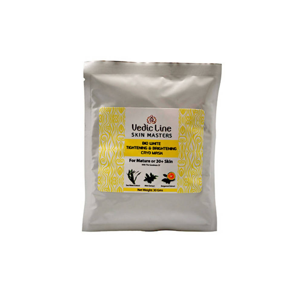 Vedic Line Skin Masters Bio White Cryo Mask for Mature/ 30+ Skin | Grocsy