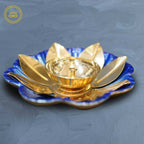 Brass Sunflower Designed Diya | Grocsy