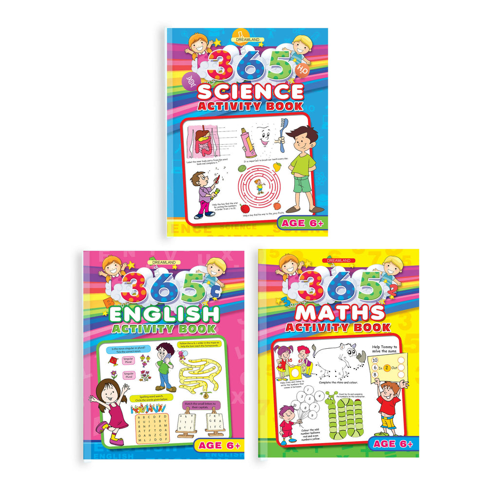 Dreamland 365 Activity Books pakc (3 Titles) | Grocsy