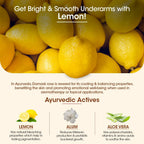 TAC - The Ayurveda Co. Lemon Serum Roll-On for Women & Men with Aloe Vera for Skin Whitening & Long Lasting Freshness | Grocsy