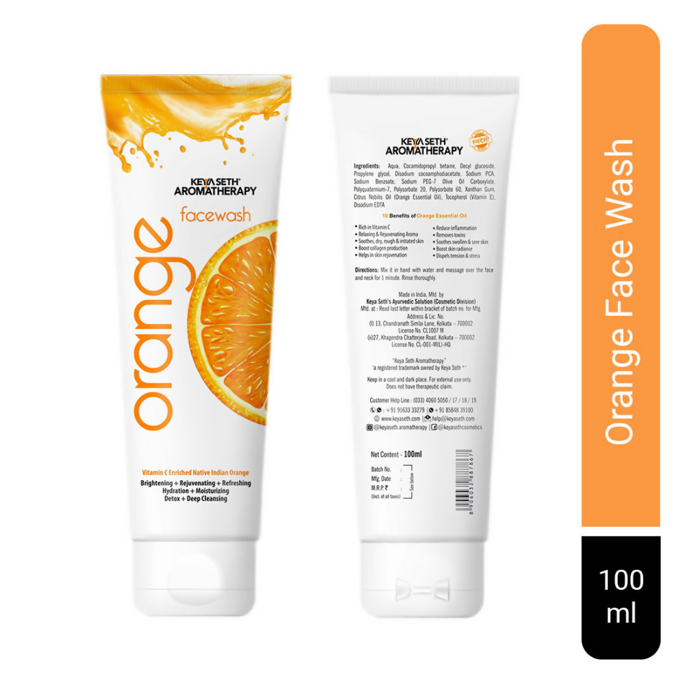 Keya Seth Aromatherapy Orange Face Wash | Grocsy