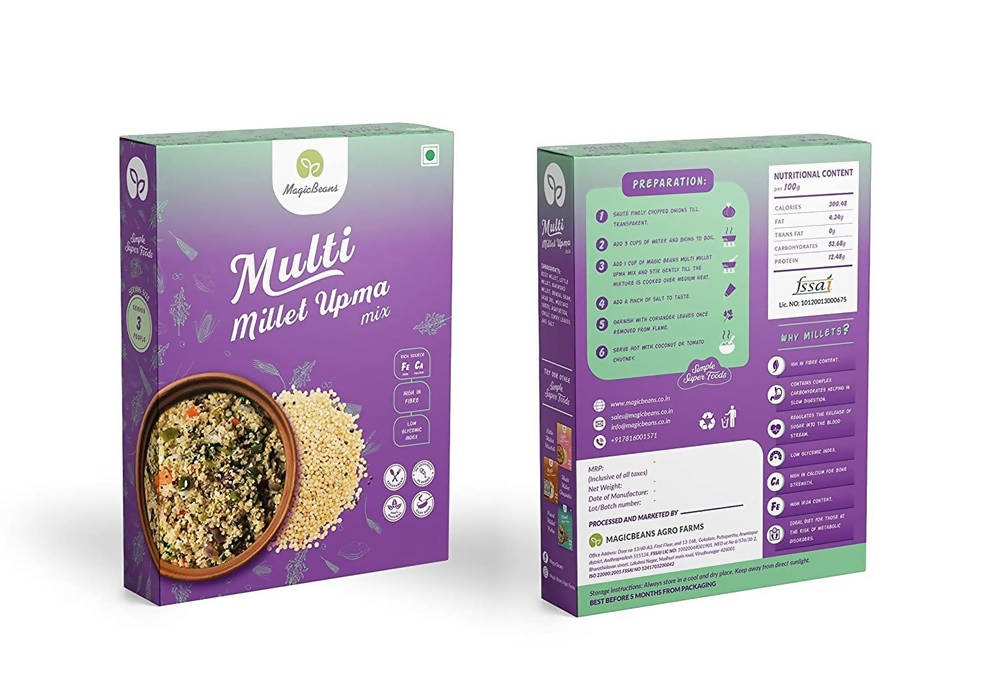 Magicbeans Multi Millet Upma Mix | Grocsy
