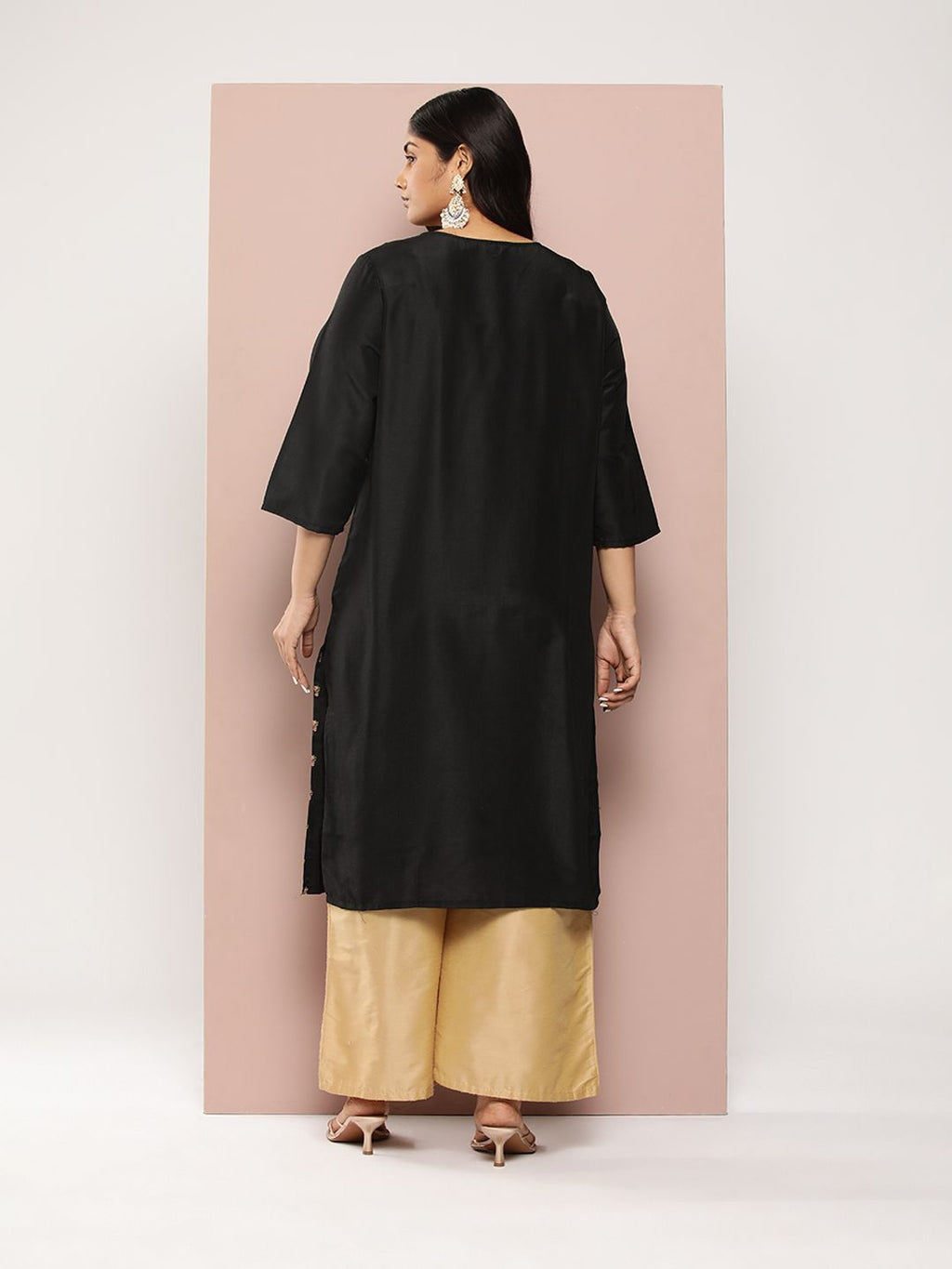 Sztori Plus Size Ethnic Motifs Printed Kurta | Grocsy