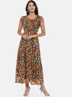 Souchii Women Assorted Printed Fit And Flare Kurta Dress | Grocsy