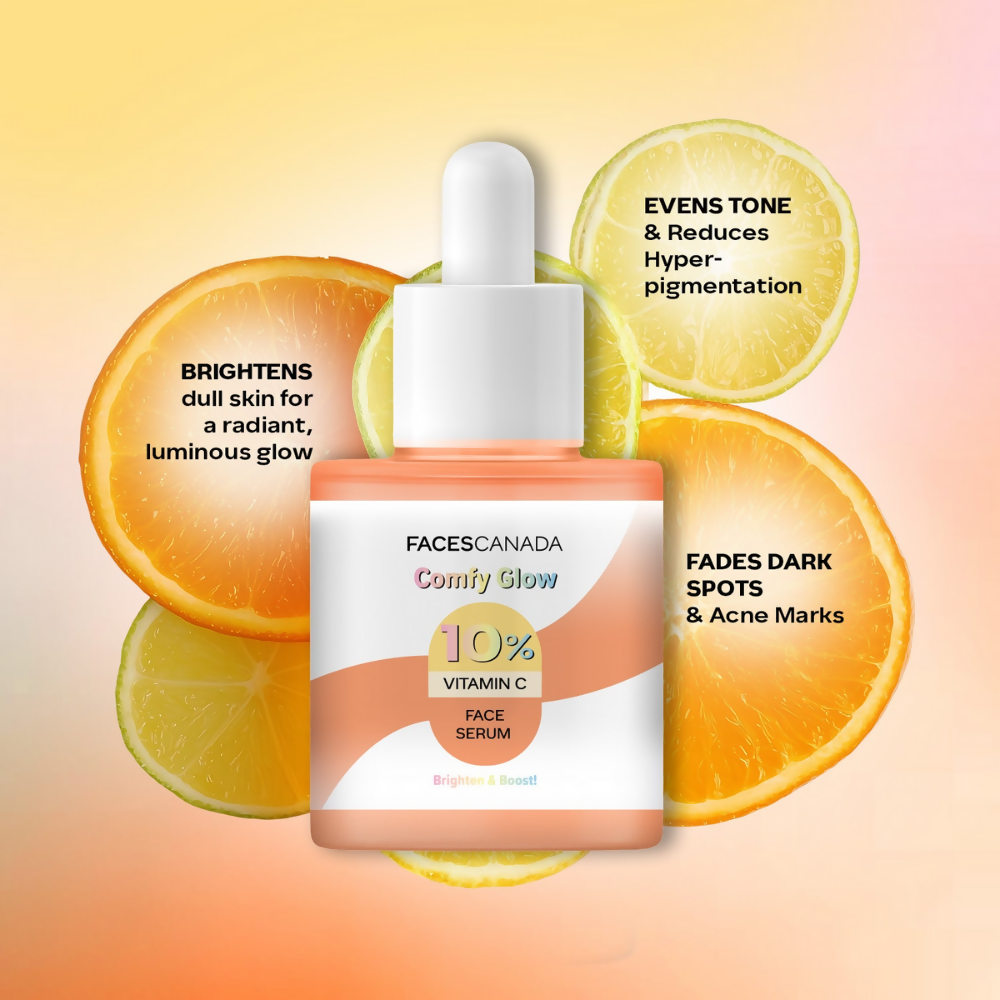 Faces Canada Comfy Glow 10% Vitamin C Face Serum | Grocsy