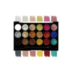 Matt Look Glitterz N Highlight 18 Color Glittering Eyeshadow Palette - Classic | Grocsy