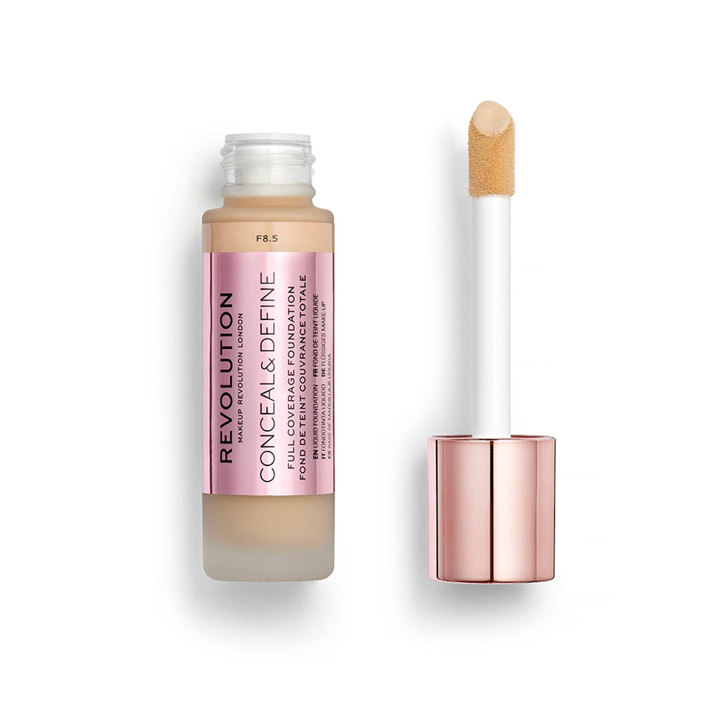 Makeup Revolution Conceal And Define Foundation - F8.5 | Grocsy