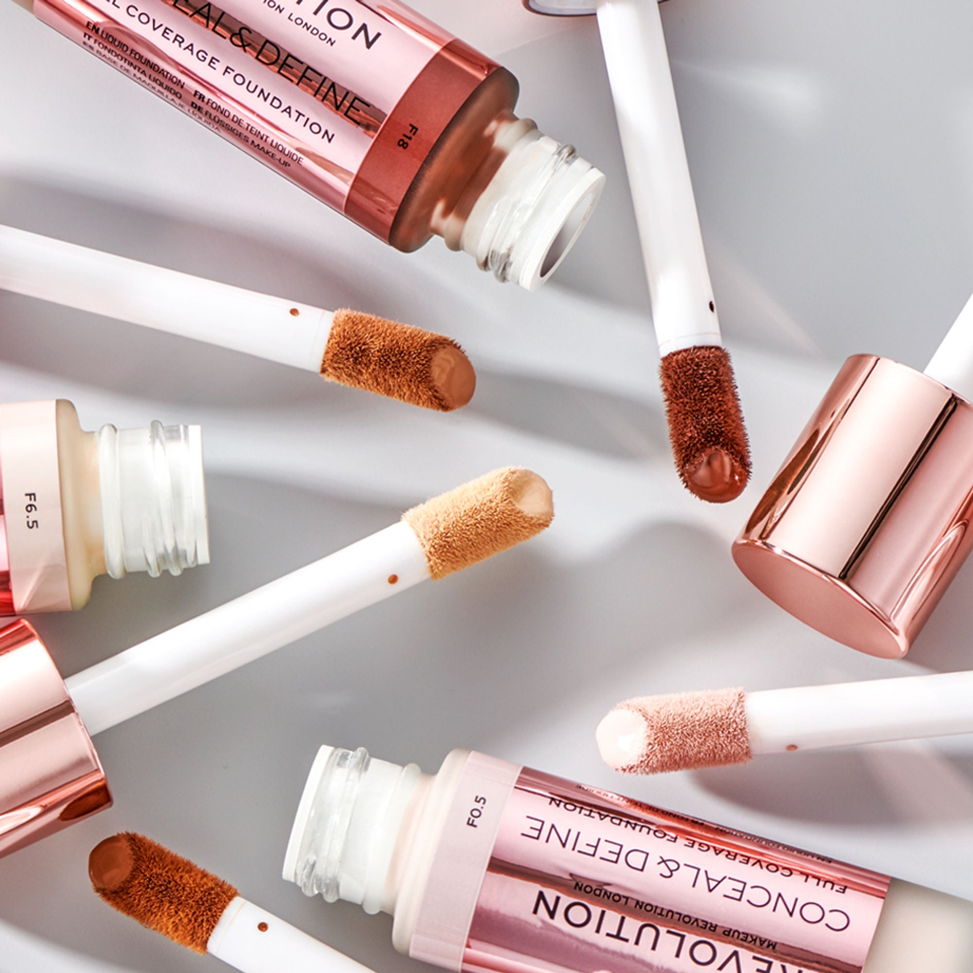 Makeup Revolution Conceal And Define Foundation - F8.5 | Grocsy