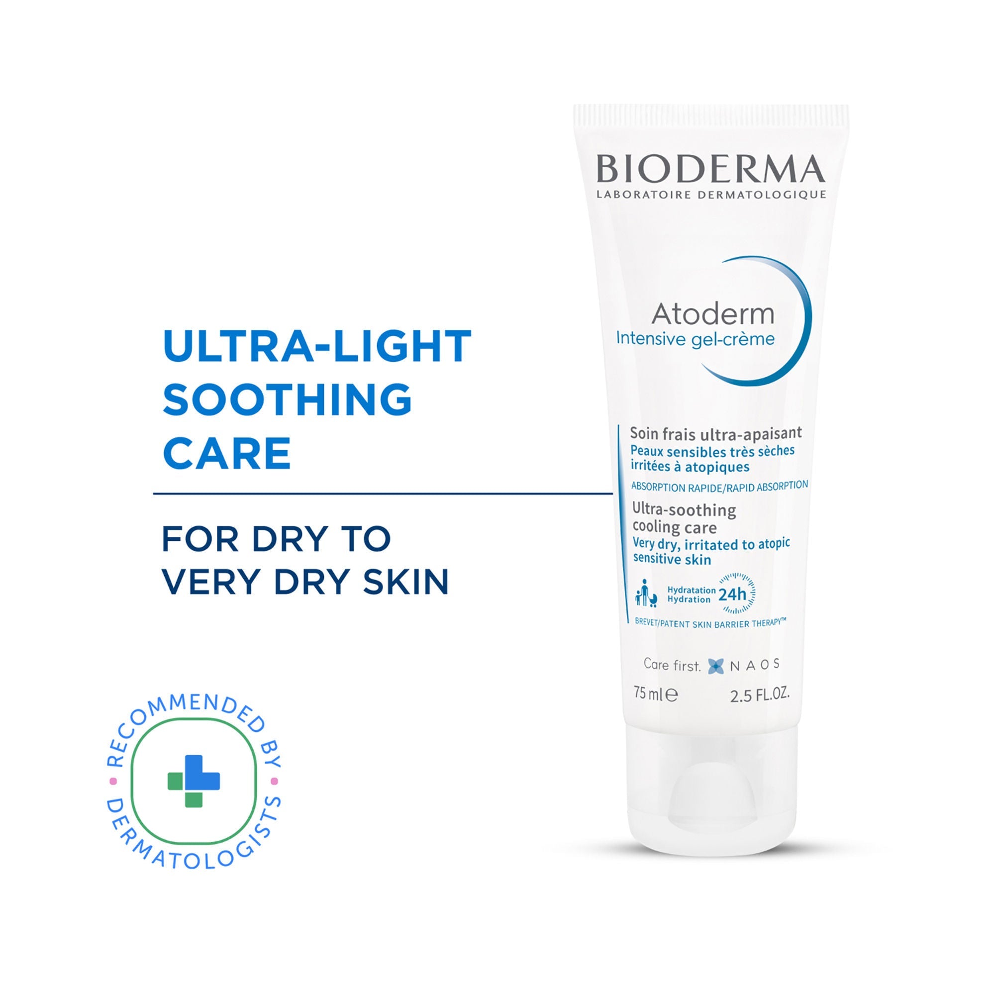 Bioderma Atoderm Intensive Gel Creme Moisturizer | Grocsy