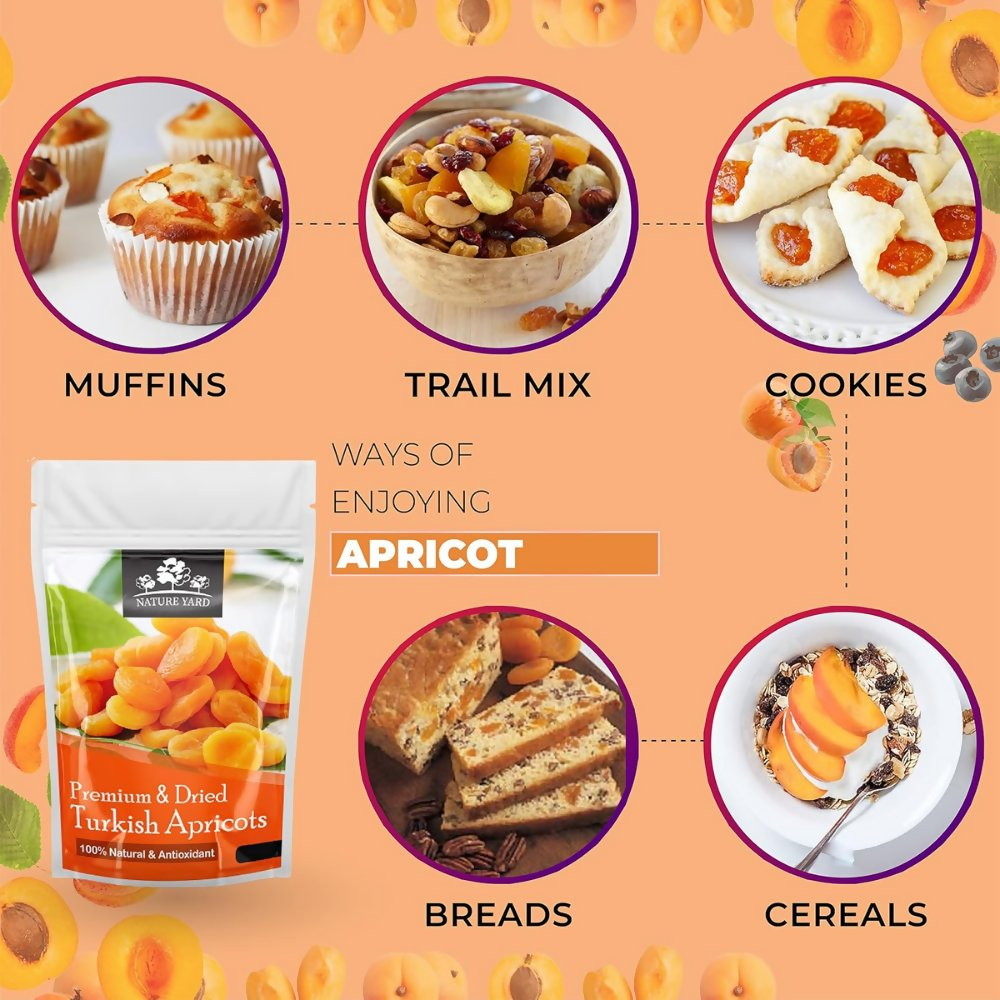 Nature Yard Premium Turkish Sun Dried Apricots | Grocsy