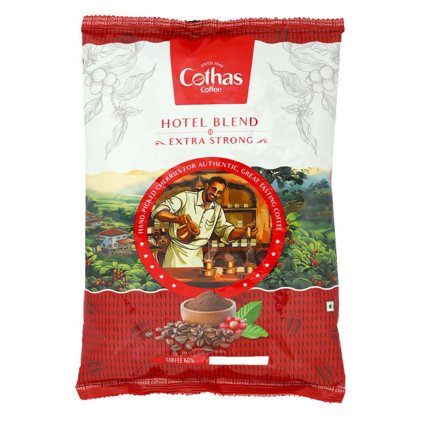 Cothas Coffee – Hotel Blend Extra Strong Coffee Powder | Grocsy