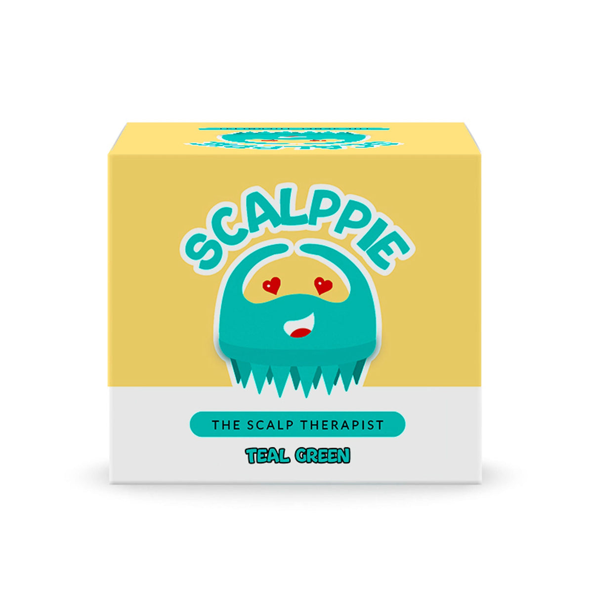Scalppie Silicon Hair Scalp Massager & Shampoo Brush Scrub For Hair Growth & Anti Dandruff - Green | Grocsy