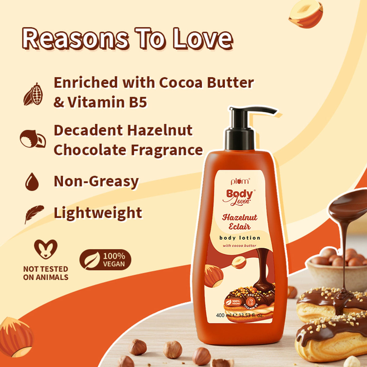 Plum Bodylovin' Hazelnut Eclair Body Lotion | Grocsy