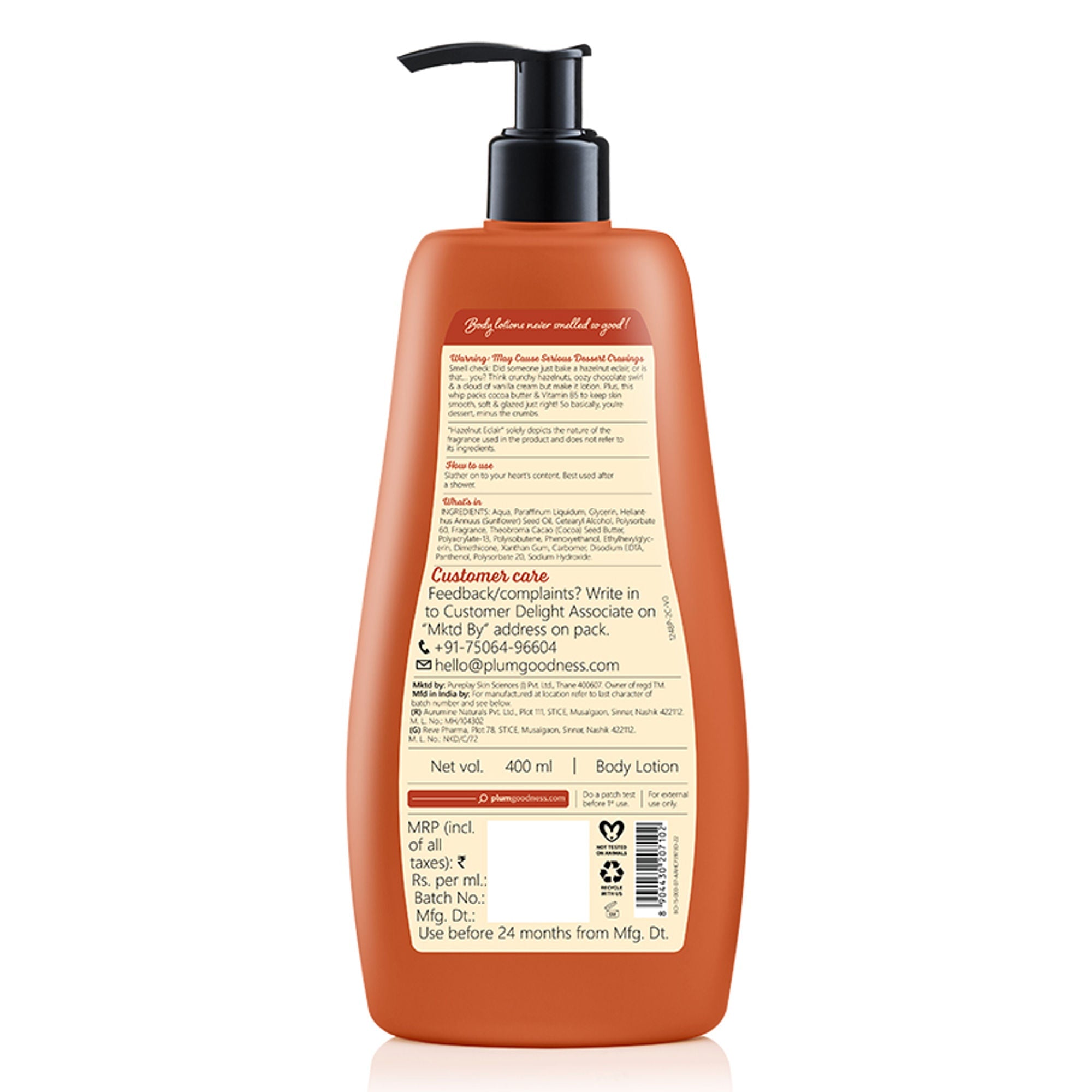 Plum Bodylovin' Hazelnut Eclair Body Lotion | Grocsy