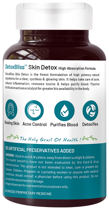 Bliss Welness Body Skin Detox Veg Tablet | Grocsy
