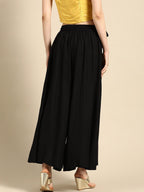 TAG 7 Women Flared Ethnic Palazzos | Grocsy