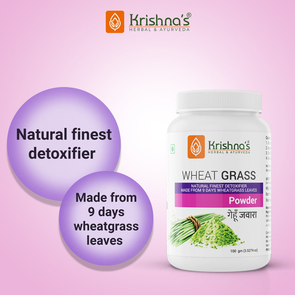 Krishna'S Herbal & Ayurveda Wheatgrass Powder | Grocsy