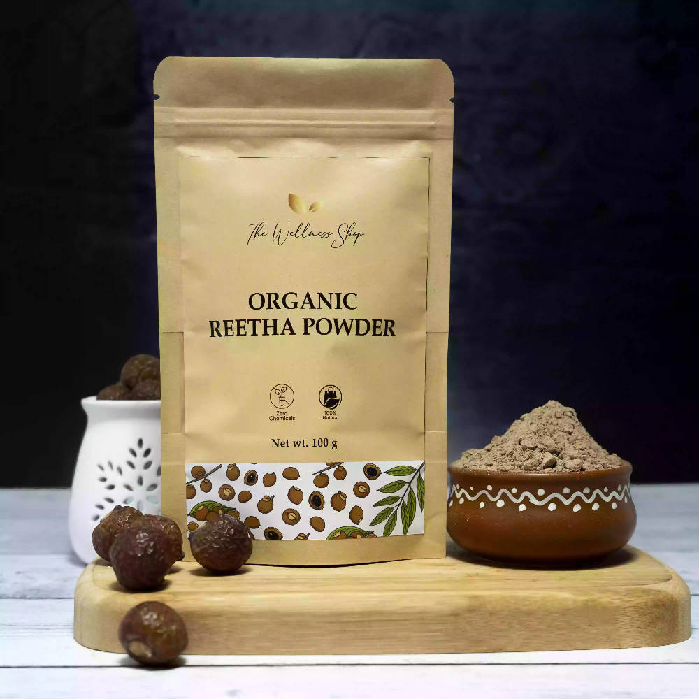 The Wellness Shop Organic Reetha Powder | Grocsy