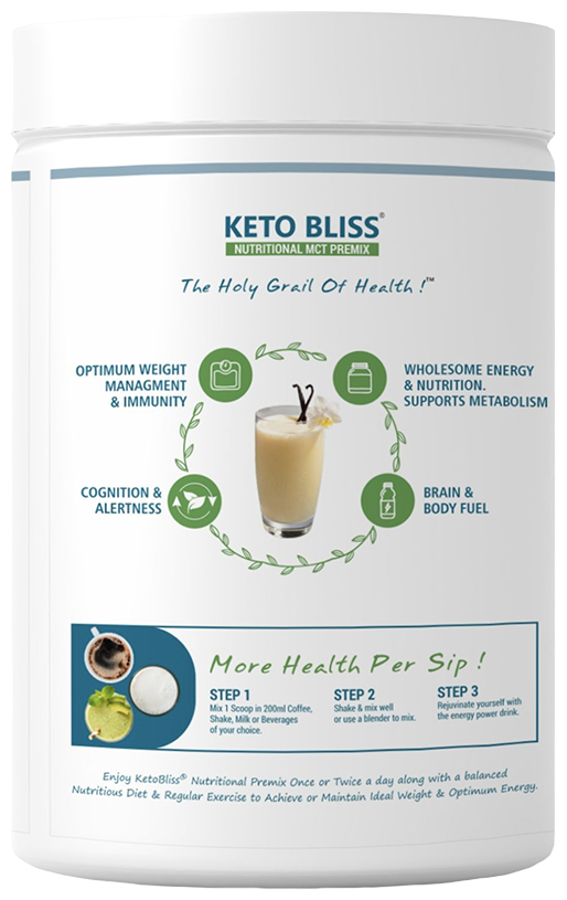 Bliss Welness Ketobliss Nutritional Mct Premix Unflavored | Grocsy