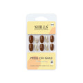 Shills Professional Reusable Press On Nails Oval - SPN699 | Grocsy