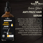 Nature Glow Herbal Anti Frizz Hair Serum | Grocsy