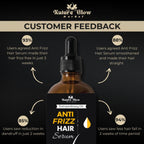Nature Glow Herbal Anti Frizz Hair Serum | Grocsy