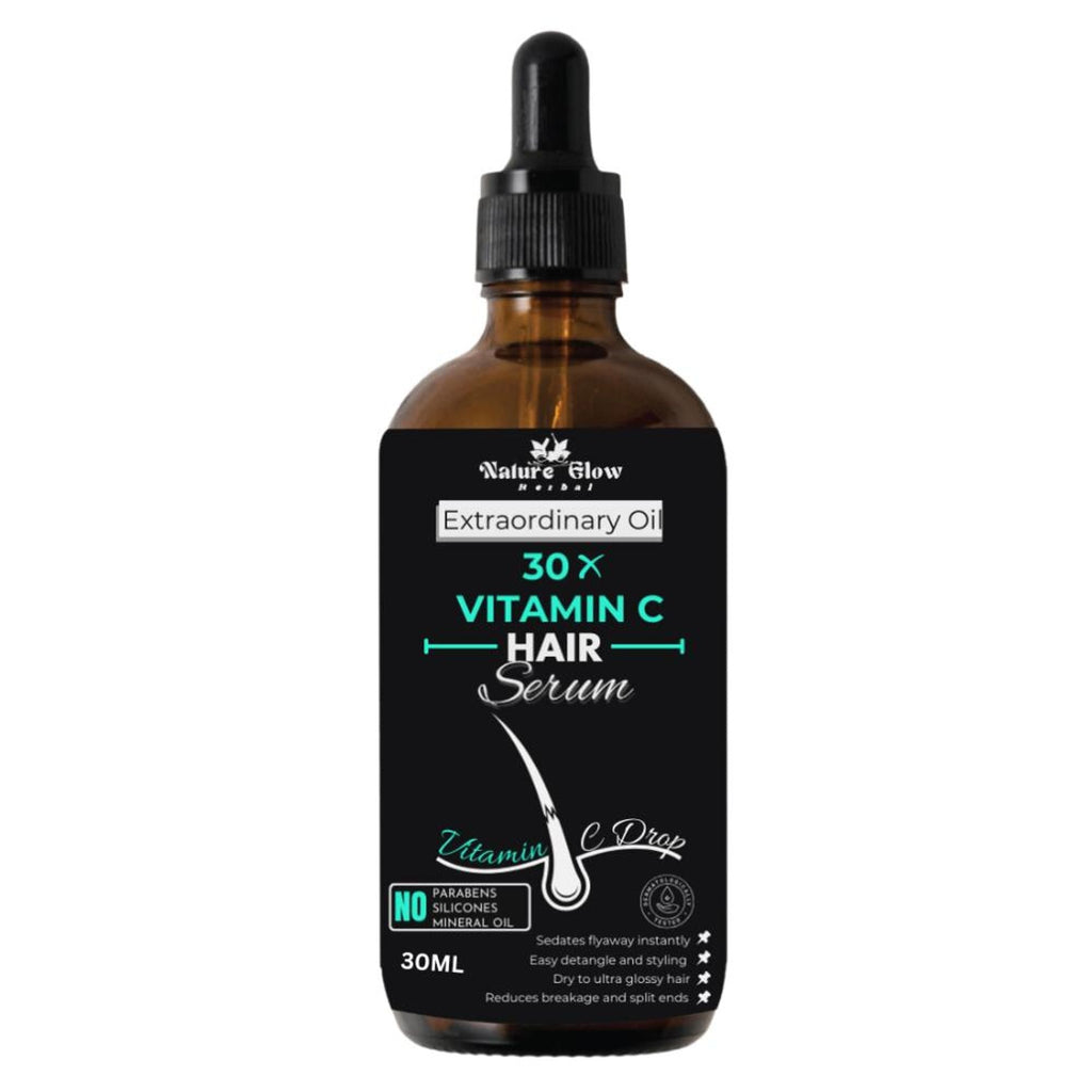 Nature Glow Herbal 30X Vitamin C Drop Hair Serum | Grocsy