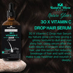 Nature Glow Herbal 30X Vitamin C Drop Hair Serum | Grocsy