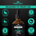 Nature Glow Herbal 30X Vitamin C Drop Hair Serum | Grocsy