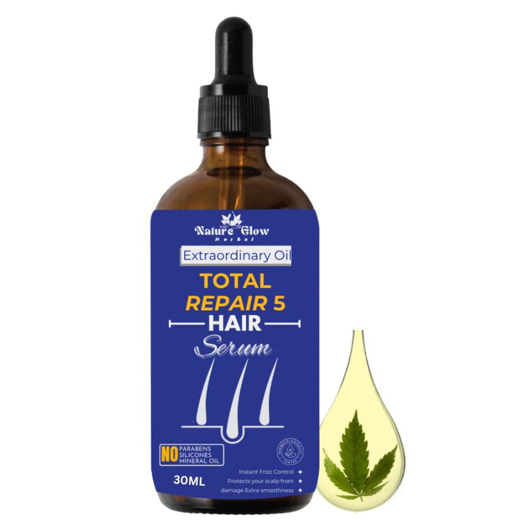 Nature Glow Herbal Total Repair 5 Hair Serum | Grocsy