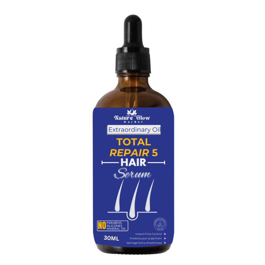 Nature Glow Herbal Total Repair 5 Hair Serum | Grocsy