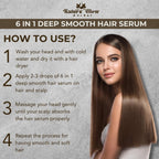 Nature Glow Herbal 6-In-1 Deep Smooth Hair Serum | Grocsy