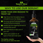 Nature Glow Herbal High Gloss Strengthen Hair Serum | Grocsy