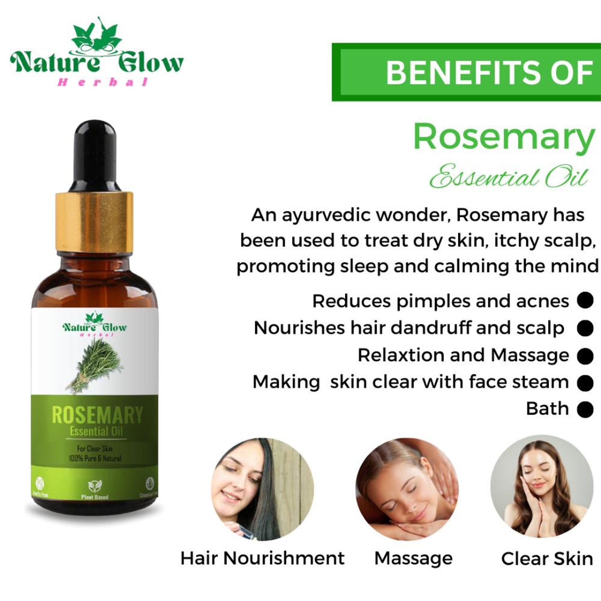 Nature Glow Herbal Pure And Natural Aromatherapy Oil | Grocsy