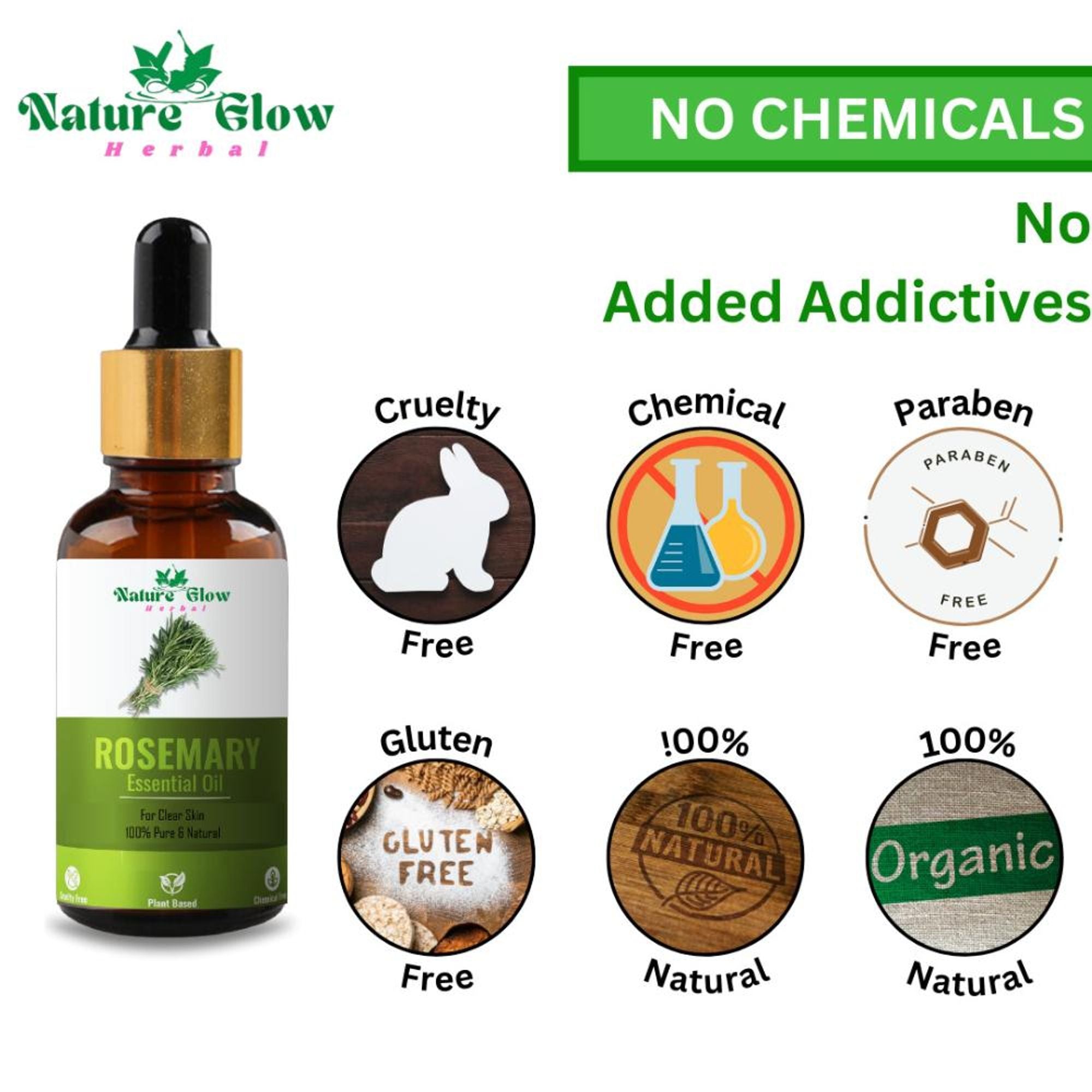Nature Glow Herbal Pure And Natural Aromatherapy Oil | Grocsy