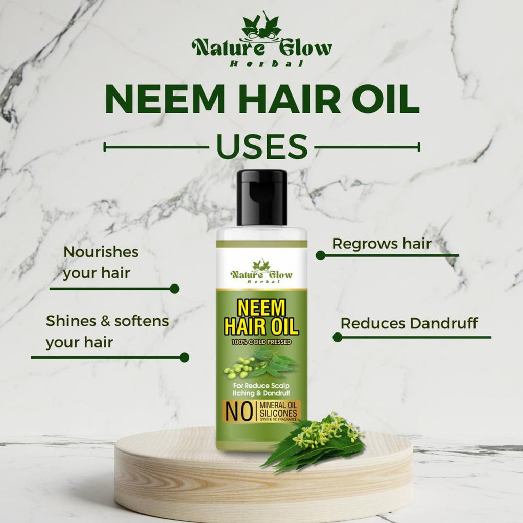 Nature Glow Herbal Neem Oil | Grocsy