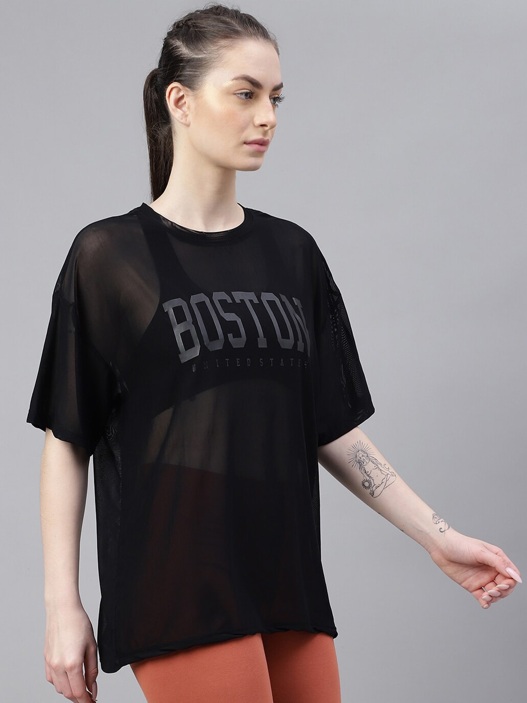 MKH Typography Printed Dri-FIT T-shirt | Grocsy