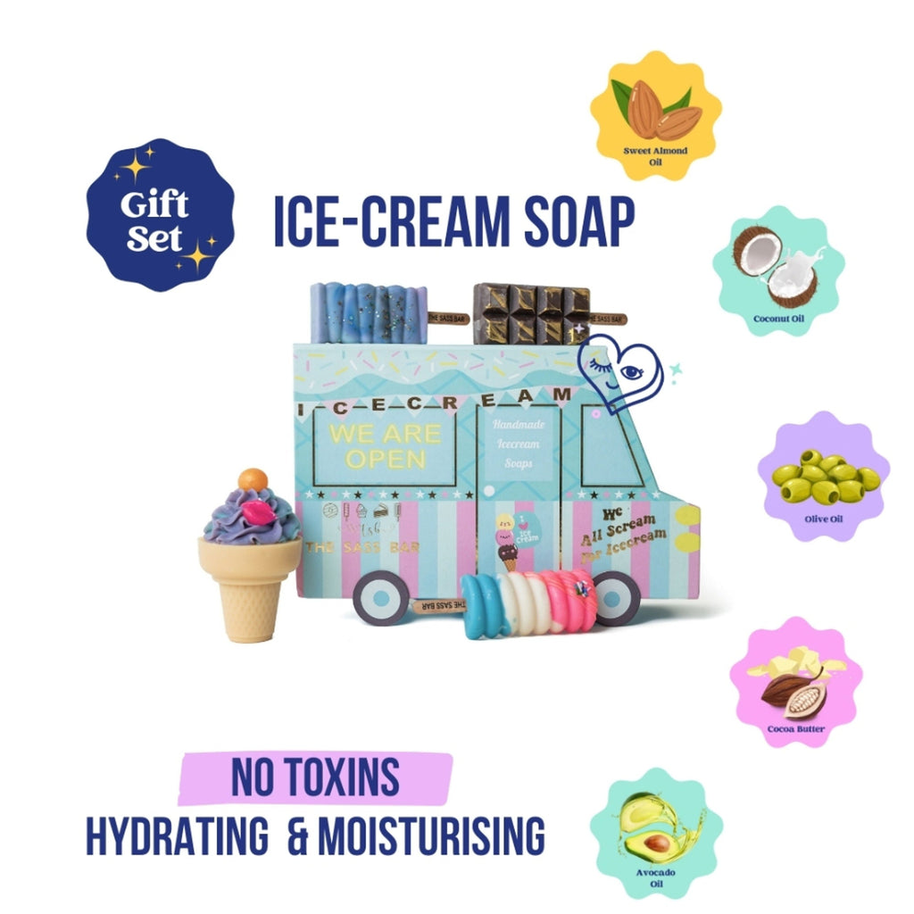 The Sass Bar Ice-Cream Truck Soap Gift Box | Grocsy