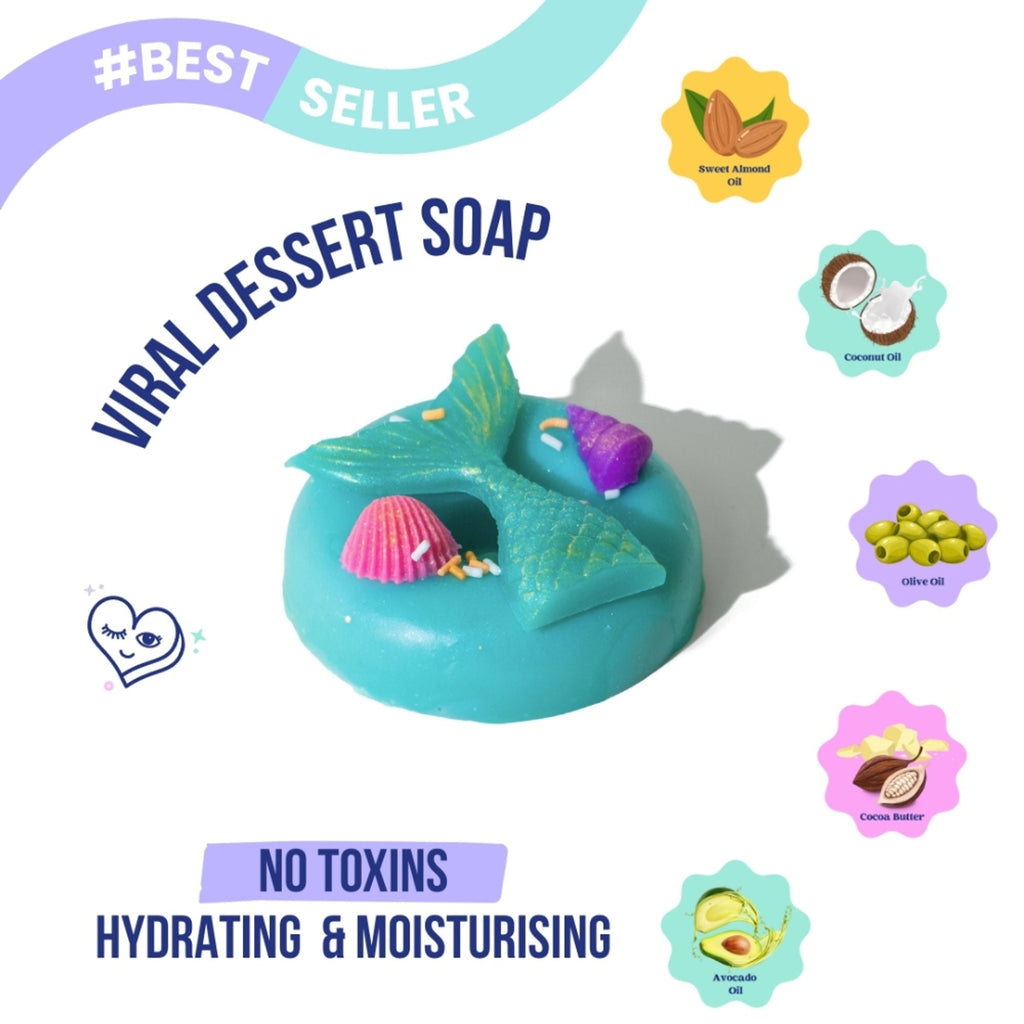 The Sass Bar Mermaid Donut Soap | Grocsy