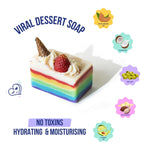 The Sass Bar Rainbow Ice-Cream Loaf Soap | Grocsy