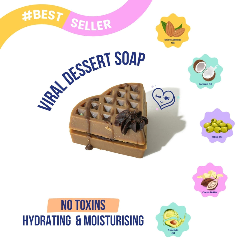 The Sass Bar Caramel Chocolate Waffle Soap | Grocsy
