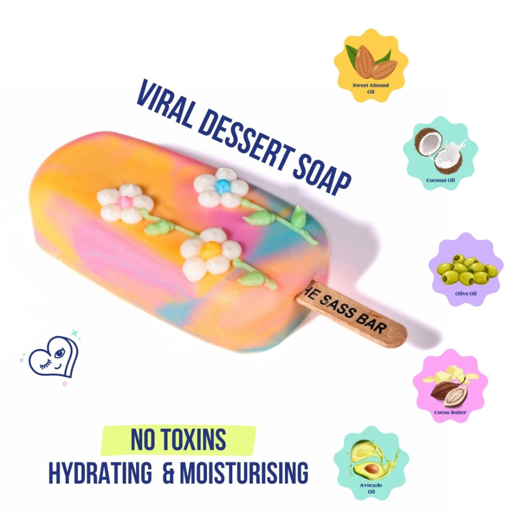 The Sass Bar Gardenia Bloom Popsicle Soap | Grocsy